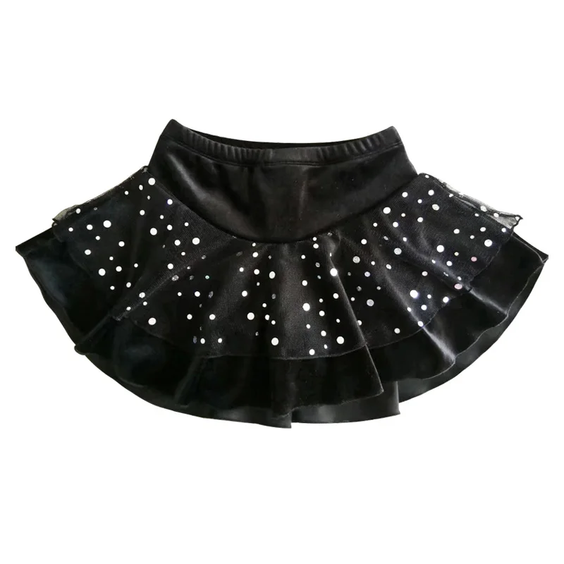 Ice Dance Clear Shadow Skating Skirt Anti fall Children's Performance Land Roller Skating Girls' Hip Protection Skirt