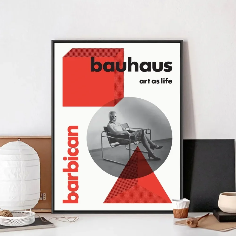 Bauhaus Words Quote  Poster No Framed Poster Kraft Club Bar Paper Vintage Poster Wall Room Art Painting Bedroom Study Stickers