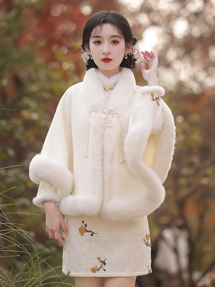 

Утепленное флисовое пальто-халат с длинными рукавами и капюшоном для женщин, зимнее, теплое, винтажный дизайн, для повседневной носки, эксклюзивно онлайн