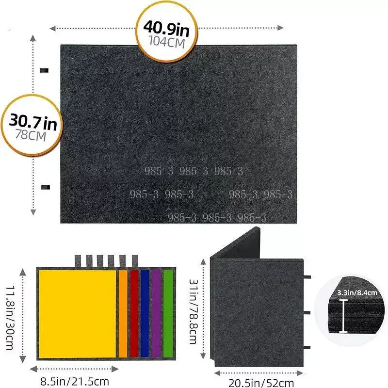Drawer Style Sorting Table for 2000pcs Felt Panel Sorting, Excluding 2000 Pieces of Puzzle