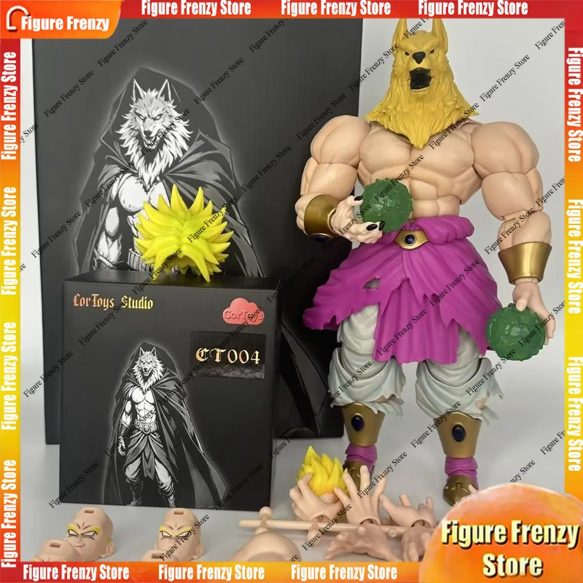 Special Offer Ready Stock CT Broly Lycaon Norse Wolf God CT003、CT004、CT005Figure Frenzy in stock