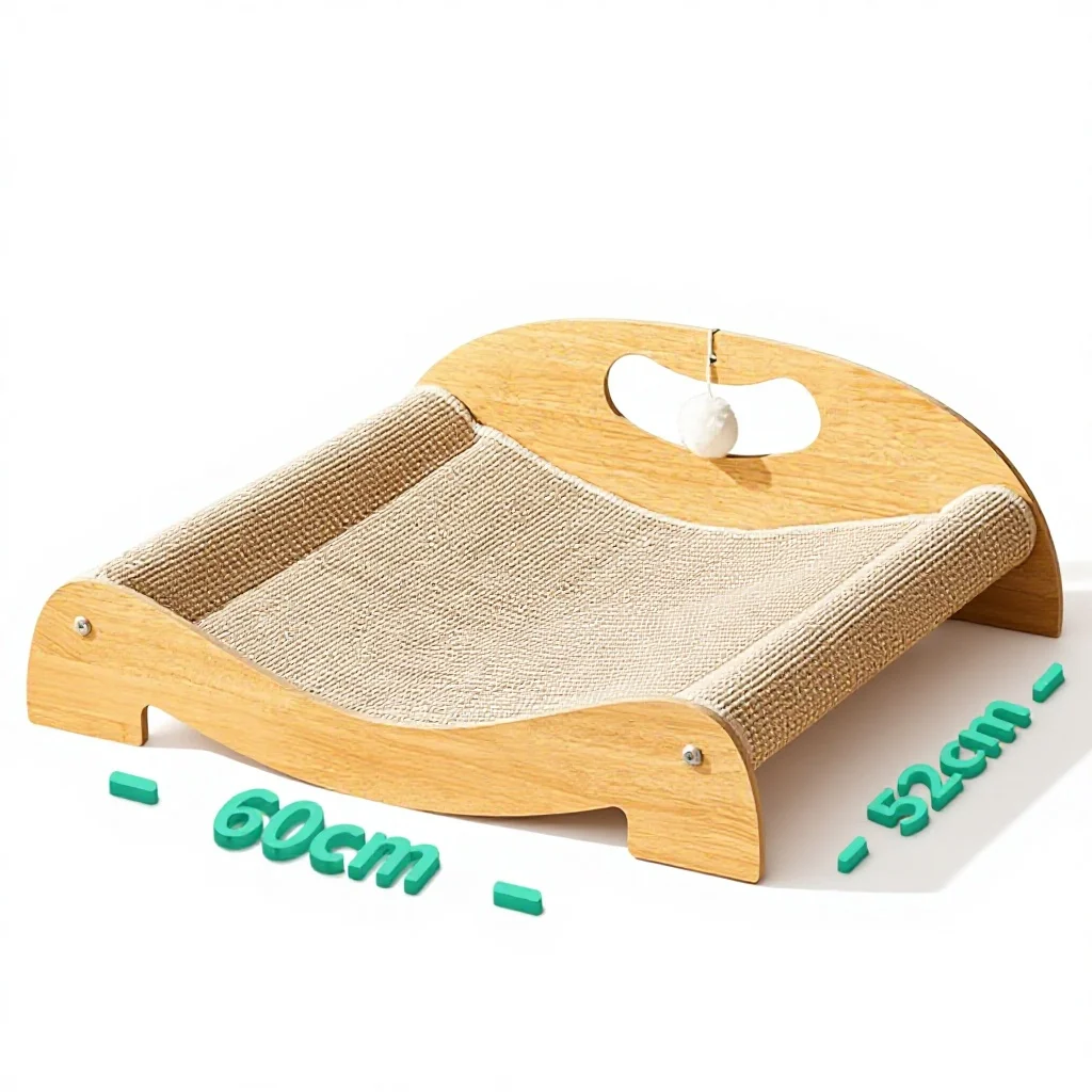 

Cat Scratch Board Nest Integrated Wear-resistant Scratch-resistant Sisal Cat Bed Four Seasons Lovable Wind Style Model MSF Pet