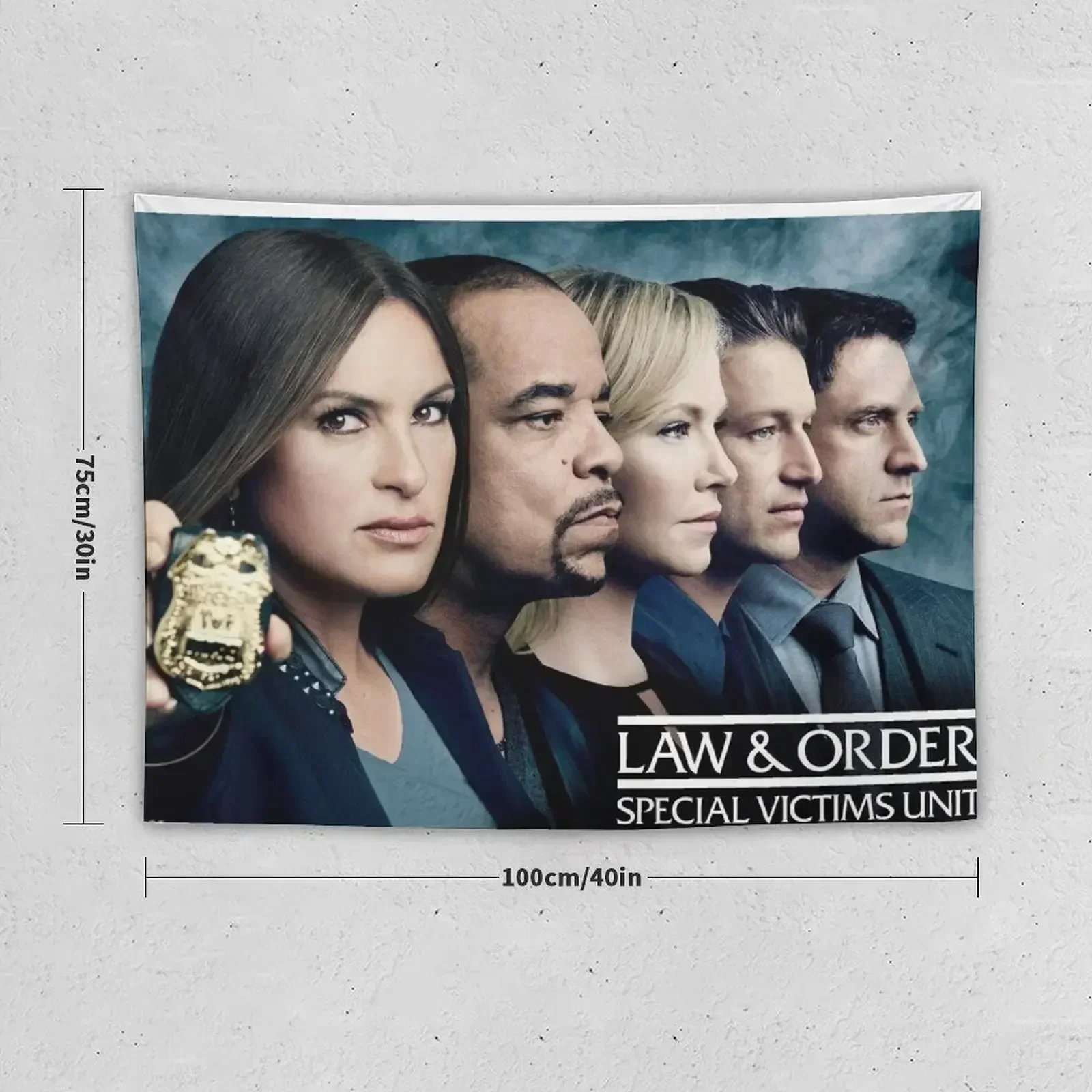 Law & Order SVU Team Tapestry Decor For Bedroom Wall Deco Wall Hanging Tapestry