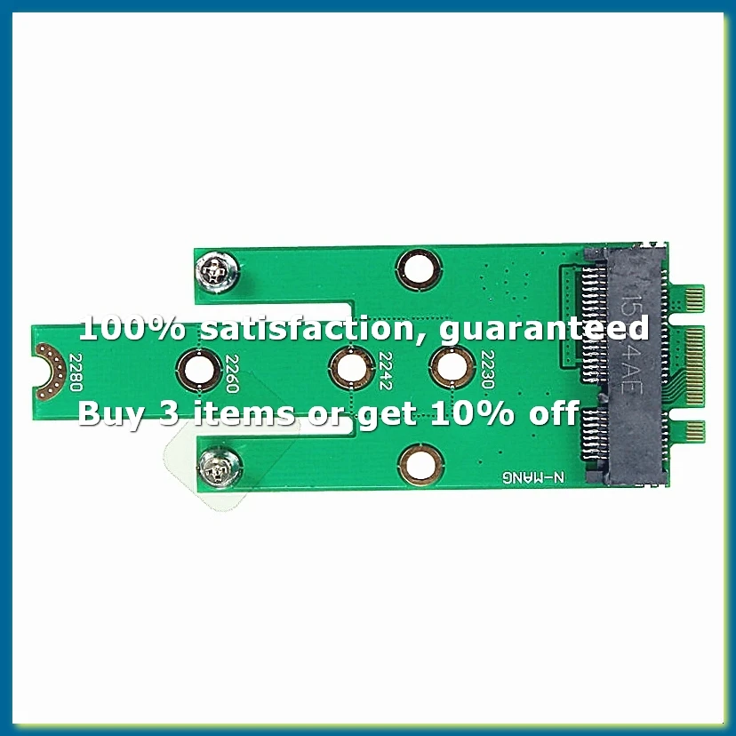 Msata Mini PCI-E 3.0 Ssd To Ngff M.2 B Key Sata Interface Adapter Card