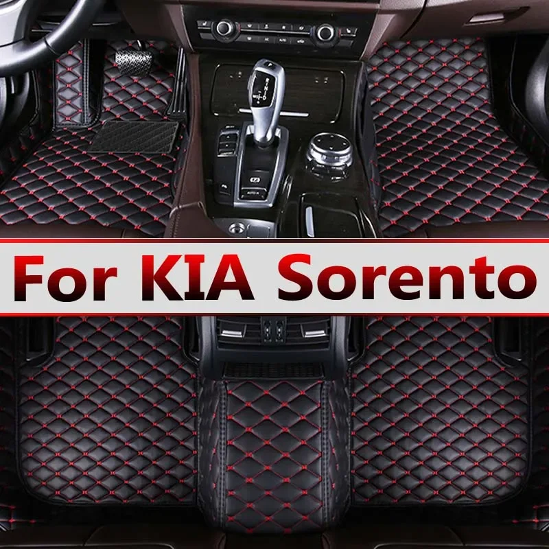 Car floor mats for KIA Sorento（five seat）2006 2007 2008 Customauto foot Pads automobile carpet cover