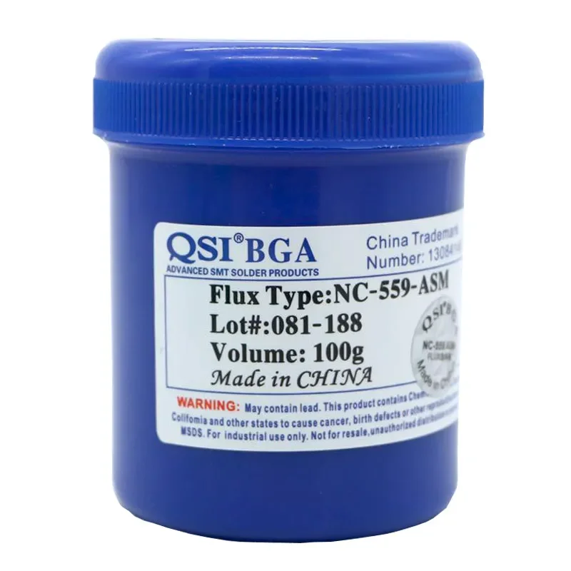 Imagem -05 - Pasta de Fluxo de Solda sem Chumbo para Smt Bga Reballing Pasta de Reparo de Solda Alta Qualidade Nc559-asm 100g