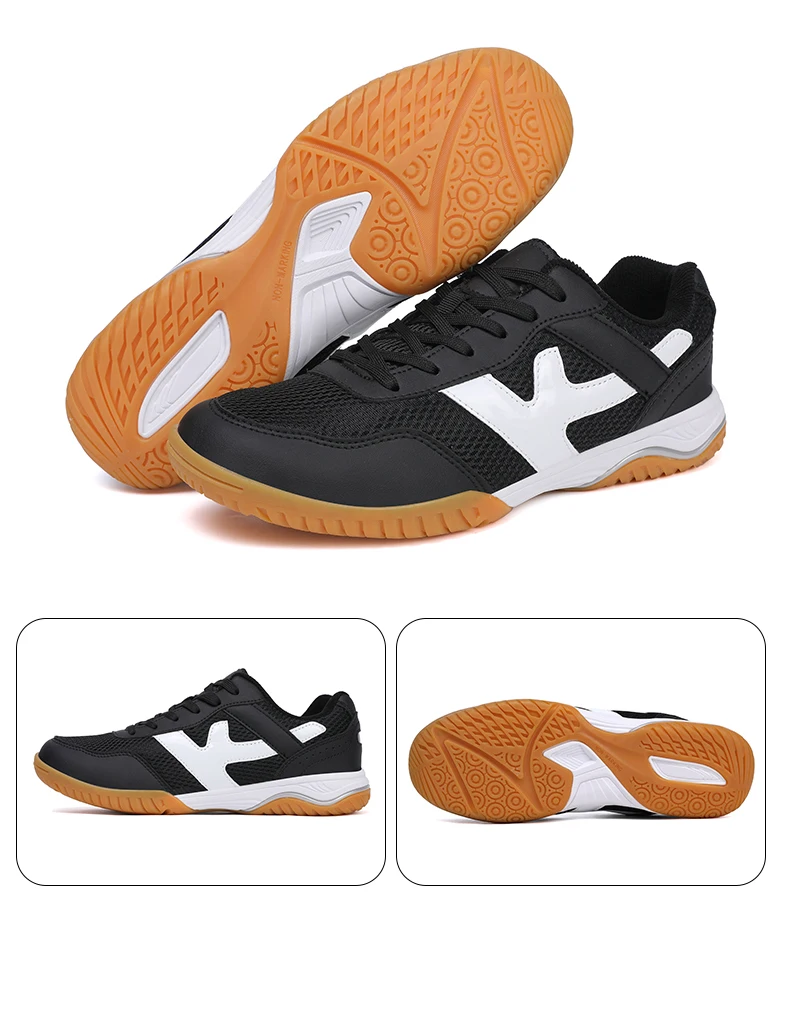 Professionelle Männer Badminton Schuhe Tischtennis Sport Volleyball Schuhe Ping Pong Atmungs Trainer Turnschuhe Sportschuhe – Detail 11