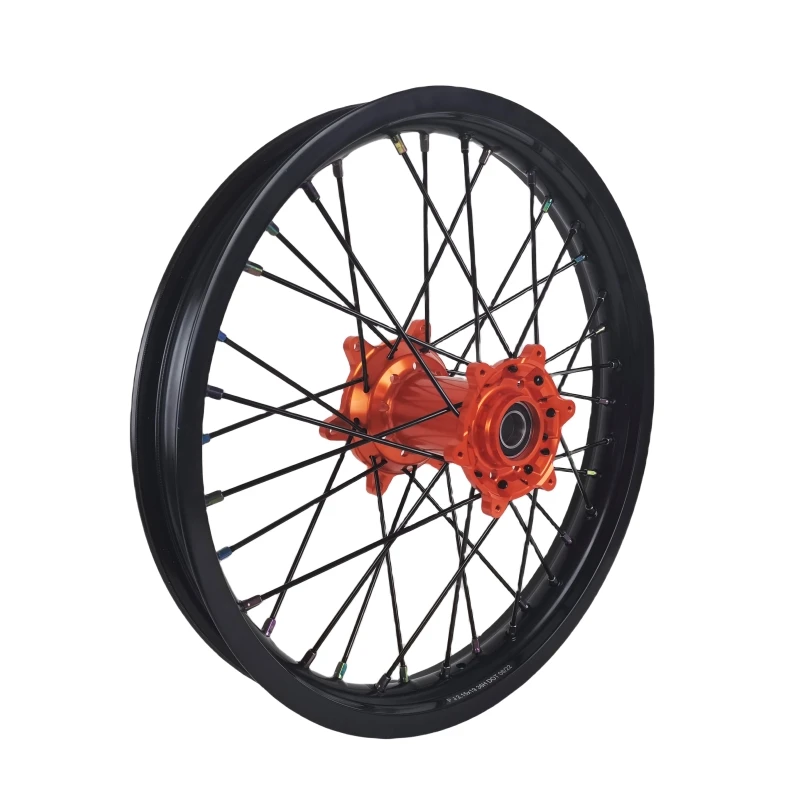 المصنع مباشرة صالح 2021 TC/FC/FS 125-450 مجموعة عجلات 7050-T6 سبائك الألومنيوم على الطرق الوعرة دراجة نارية عجلات