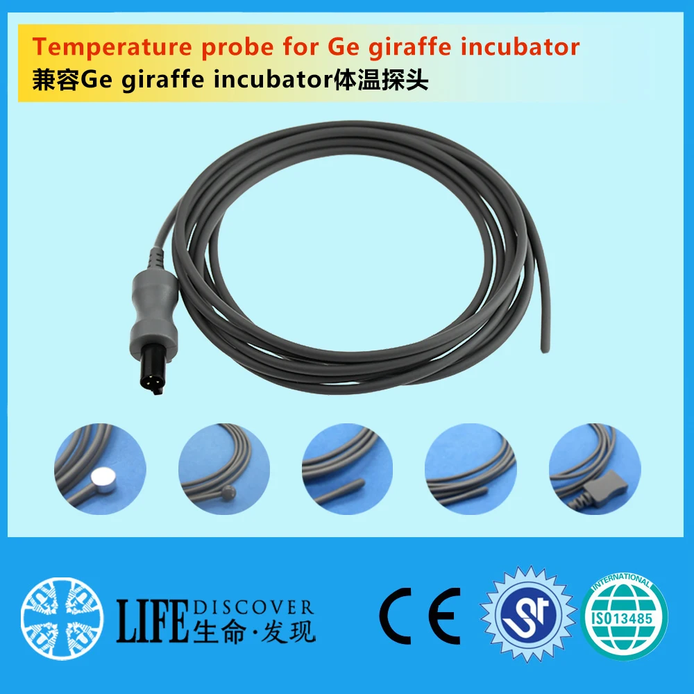 

Совместимый с EMSLIFE инкубатор Ge Giraffe, датчик температуры поверхности для новорожденных и кабель