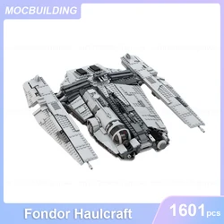 Fondor Haulcraft Play Set Scale Model MOC Building Blocks DIY Assemble Bricks Educational Creative Collection Toys Gifts 1601PCS