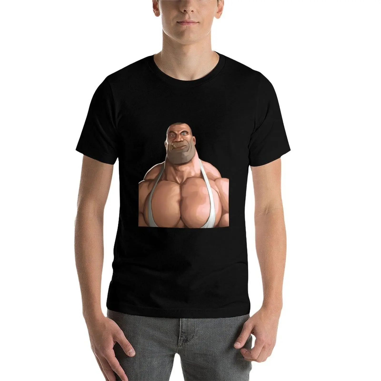 

buff tf2 solider T-Shirt t shirts for man graphic tees t shirt for man cotton tshirt 100% T-Shirt