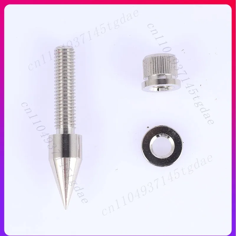 4pcs for M8*60 Nickel‑Plated Pure Copper Speaker Spikes 8mm Diameter 8 Sets Audio Riser Feet