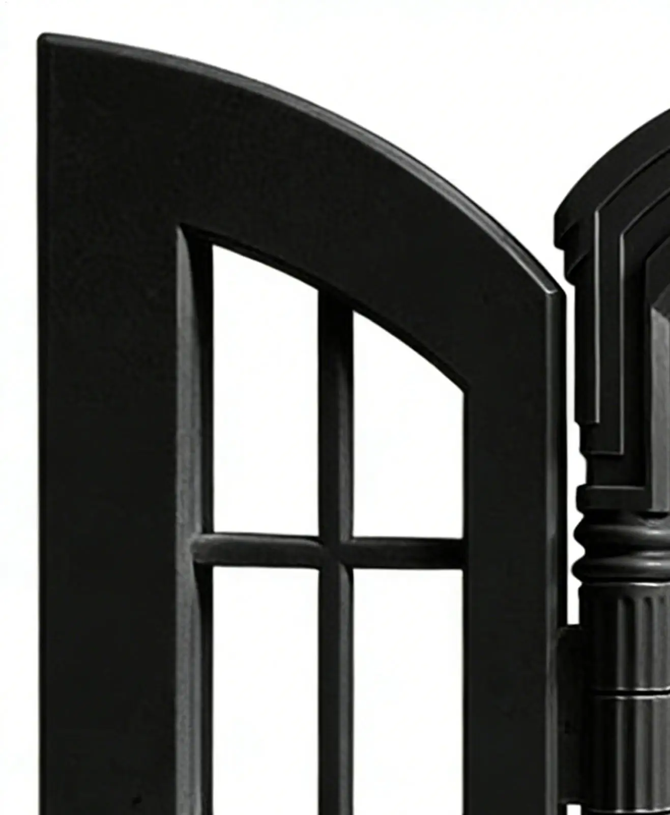 

Двери для кошек, защита от побега, для маленьких и средних пород, с двойными панелями, французский стиль, наружная дверь для кошек, 9.45x10.83x2.83 дюйма