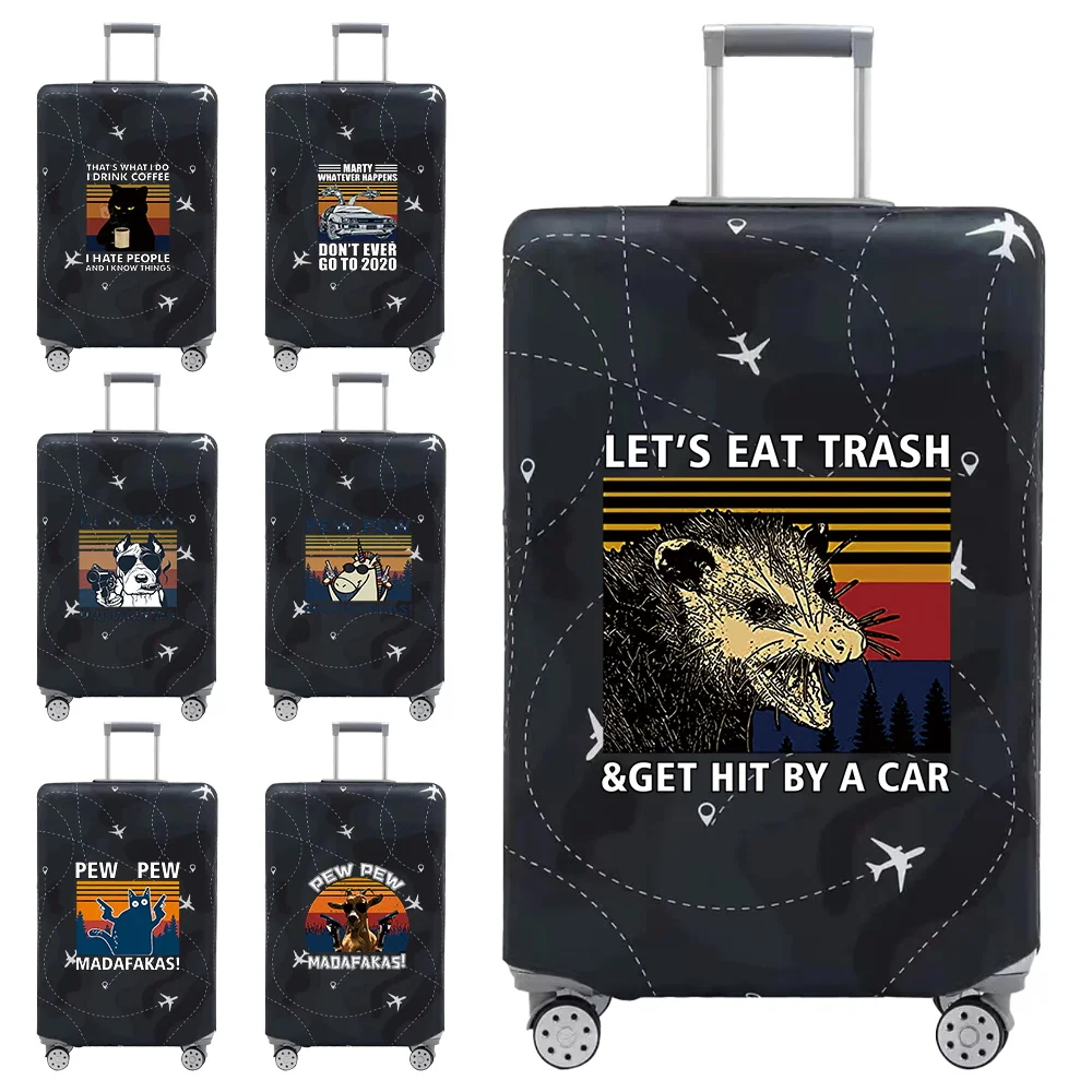 

Travel Bag Dust Cover Elastic Dust Cover Travel Bag Dust Cover Cartoon Pew Series 18-32 Inches Wear-resistant Multiple Styles