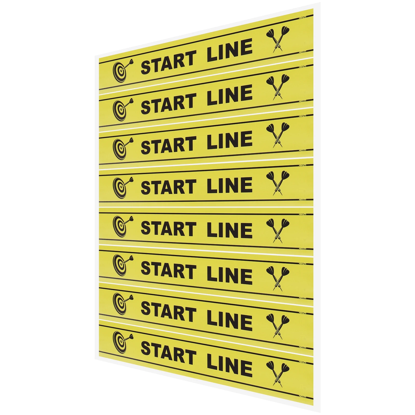 

Dart Line Markers 60x10cm Floor Stickers for Dart Game Accessories Throwing Ground Lines Party Supplies Notice Line