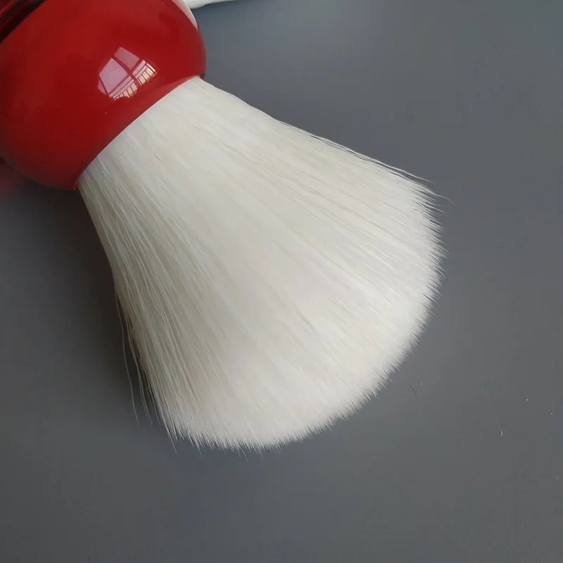 DiShi new China red handle soft white hair shaving brush  for man wet shave