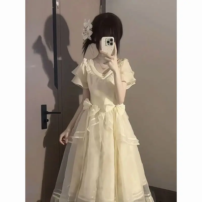 

NONSAR French ultra-gorgeous and exquisite lolita dress in court style, elegant princess-length dress
