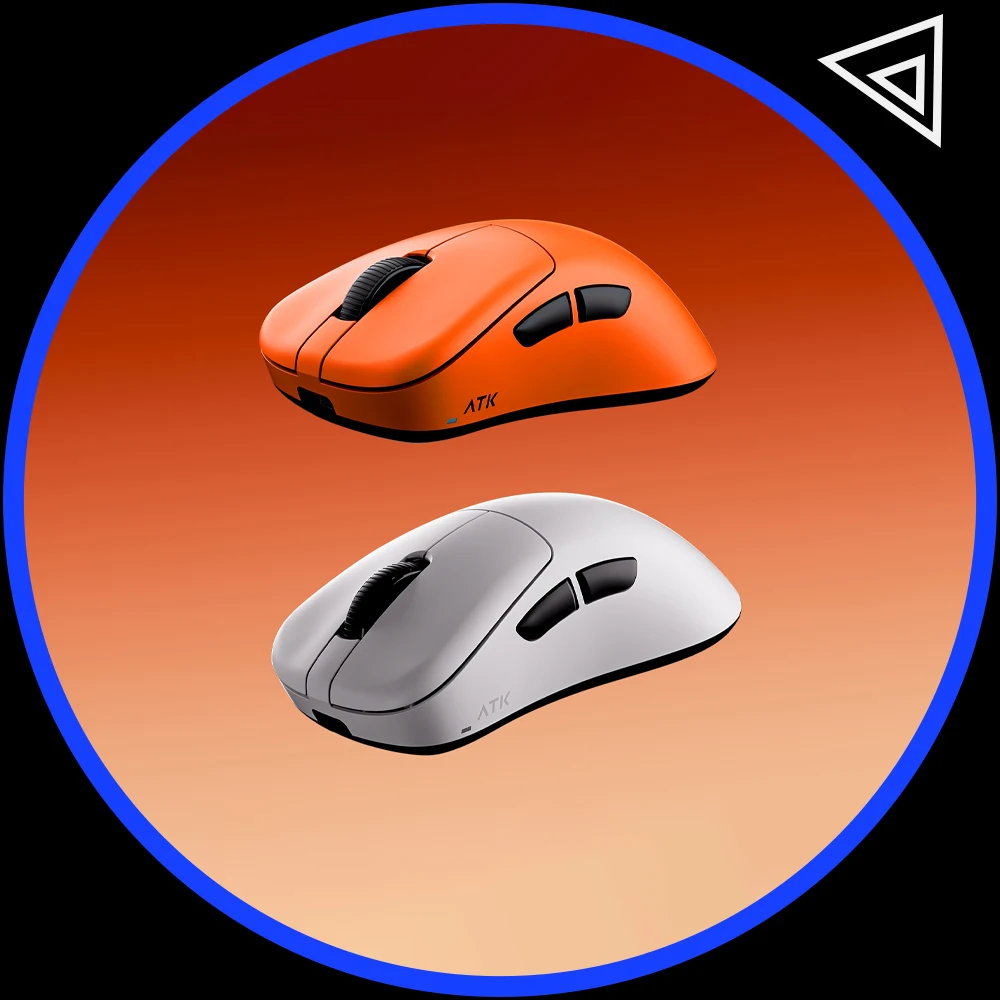 ATK Blazing Sky Z1V2 Ultimate Wireless Mouse Dual Mode PAW3950 Ultra 8000Hz Polling Rate Mouse Right-Hand Gaming Mice PC Gifts