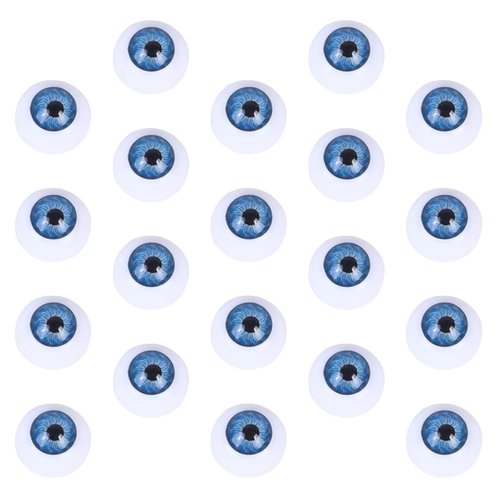 

45 шт. безопасных пластиковых глазок реалистичного дизайна для вязаных крючком мягких игрушек, глаза для поделок на Хэллоуин и рукоделия