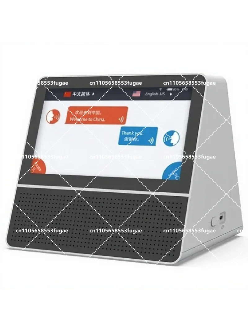 Hotel Voice Translator Double Screen Real-time Interpretation Device for Front Desk Reception