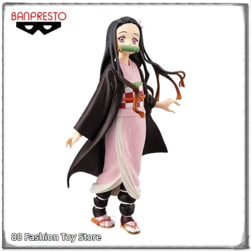 

В наличии оригинальный BANDAI BANPRESTO Blade of Demon Destruction Kizuna Outfit Kamado Nezuko аниме фигурка игрушка подарок орнамент