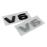 For Mercedes Benz 3D ABS Chrome Black Car Trunk Letters Logo Emblem Sticker W204 C280 ML SLK 320 Viano Vito V6 Auto Accessories