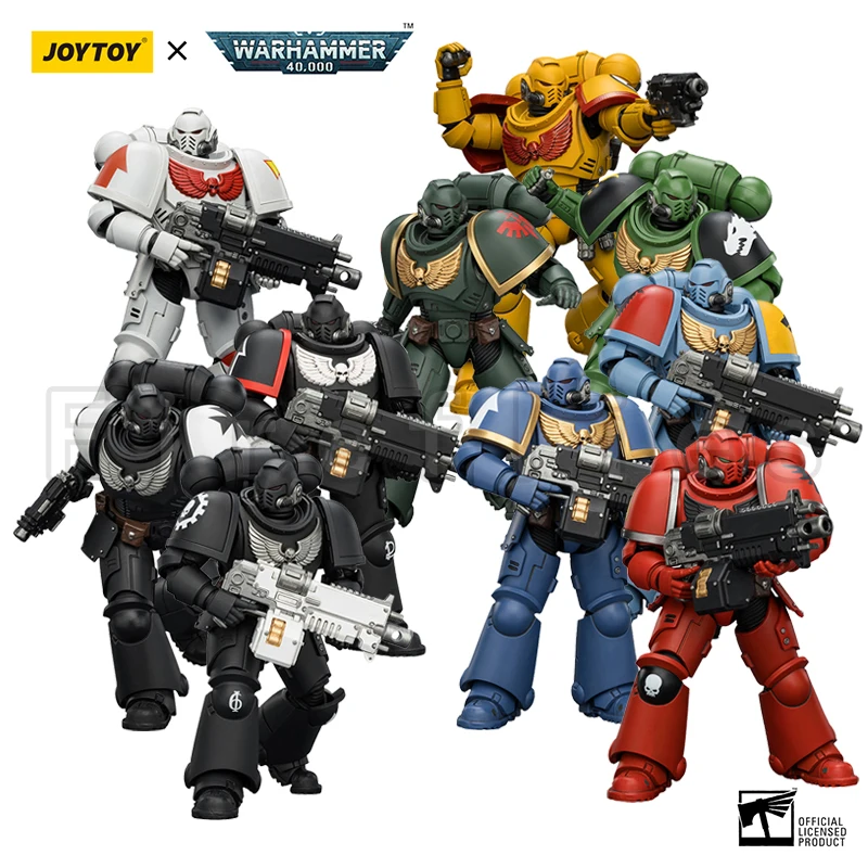 1/18 JOYTOY Action Figure 40K Ultramarines Imperial Fists Blood Angels Intercessor Anime Model Collection Toy