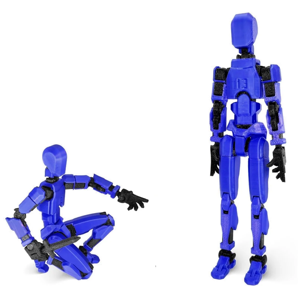 Fun 13 Action Figure 3D Printed Multi-Jointed Movable T13 Action Figure,Unique 13 Action Figure Decorative Dummy,A