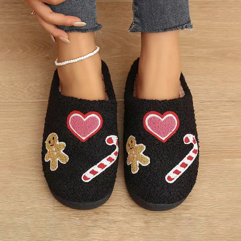 Christmas Fluffy Women Slipper - Fluffy Fur Slipper 评论和价格