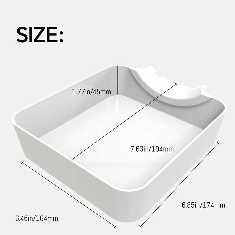2/1pc Front Load Washer Drain Filter Tray Water Catch Pan for Pump Filter Cleaning Laundry Maintenance