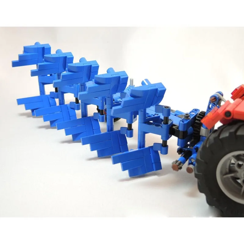 

MOC-247240 Urban Farm Agricultural Field Cultivator Brick Model 325 Parts Creative Boys Children Birthday New Year Toy Gift