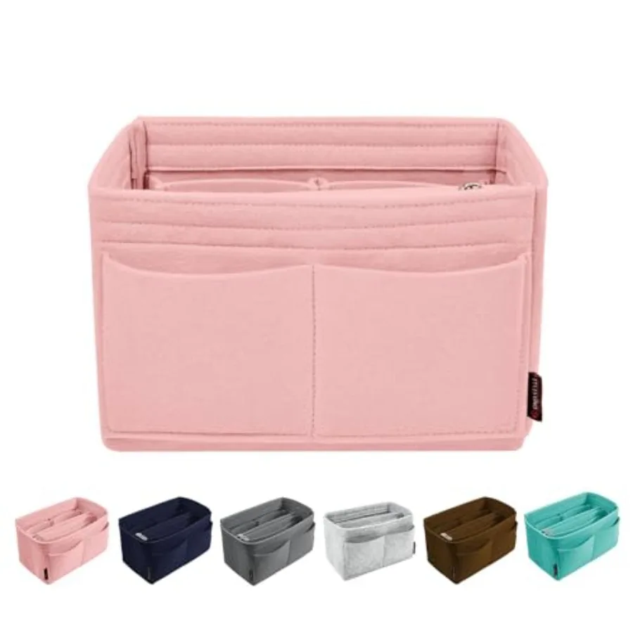 

Purse Organizer Insert Felt Tote Bag Organizer Insert with 5 Sizes Handbag Dividers for Inside Purse Compatible with Longchamp