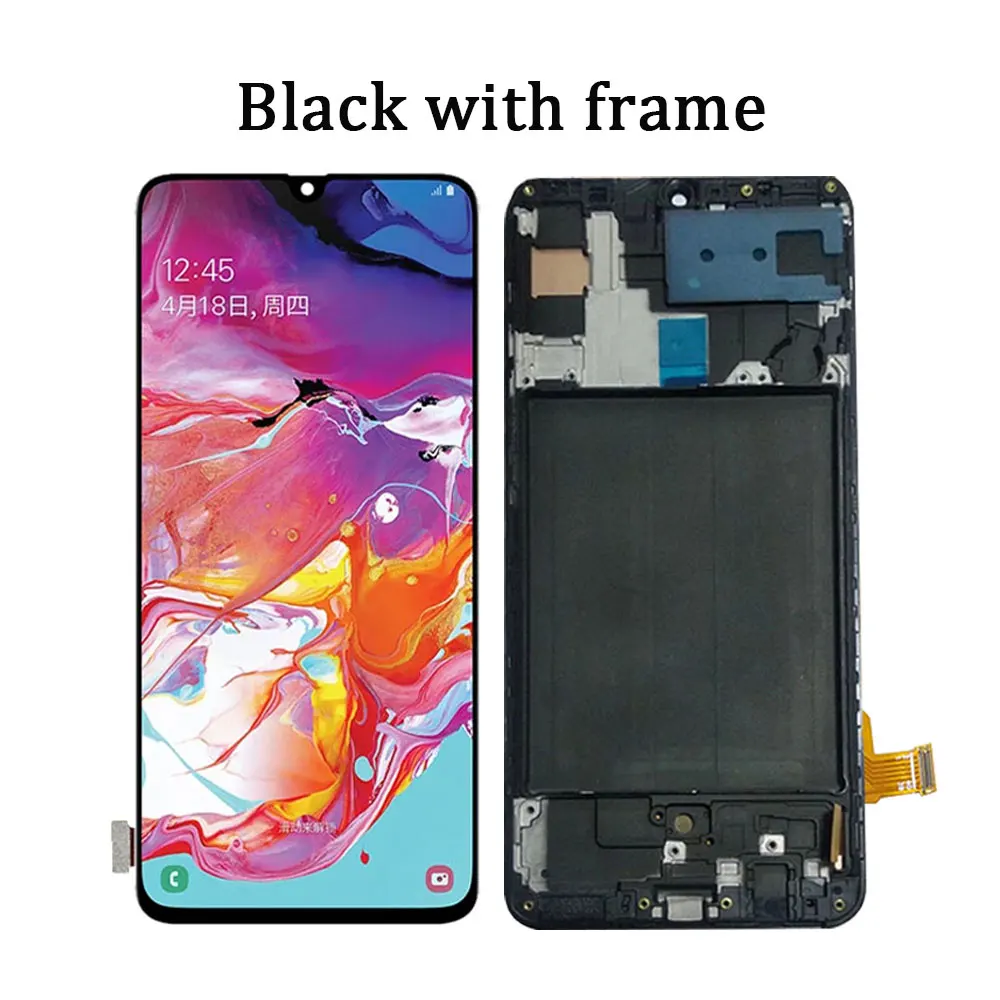 AiNiCole 6.7'' For Samsung Galaxy A70 A705 A705F LCD Display Touch Screen Digitizer Assembly SM-A705MN LCD Screen Replacement