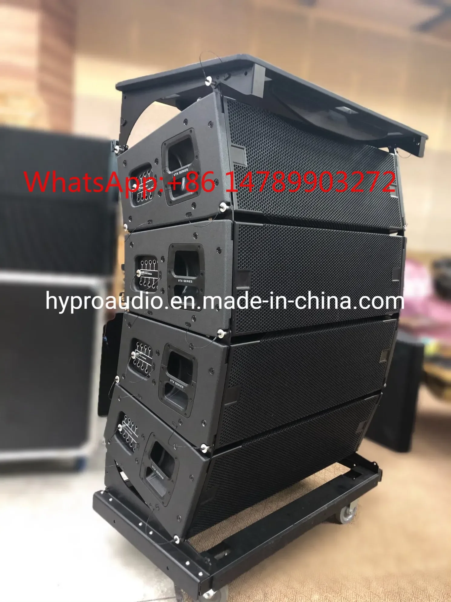 A12 Dual 12 Inch Line Array Speaker System, Full Range Stage Audio Gear