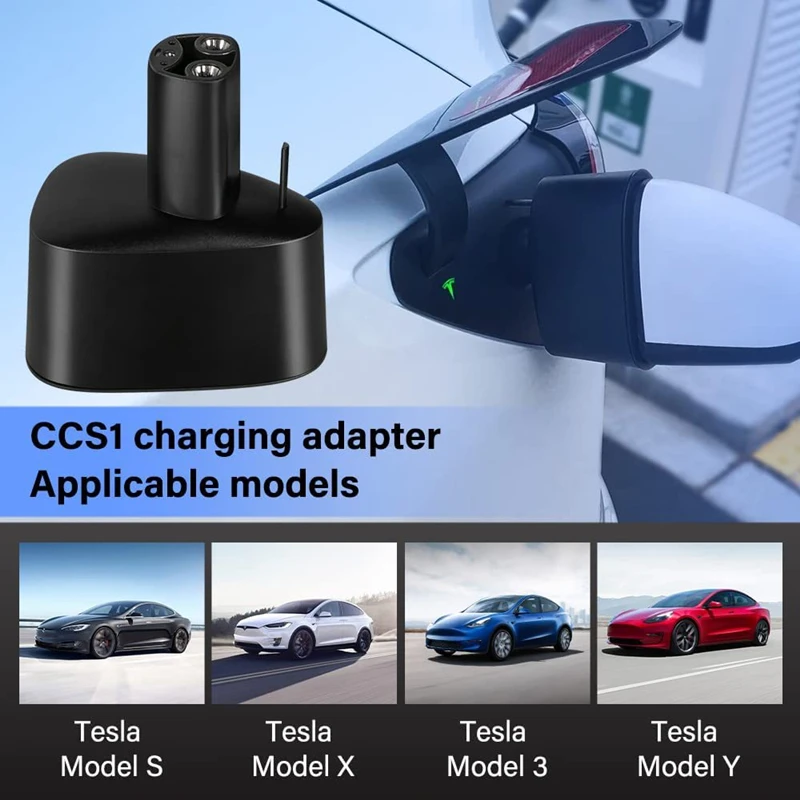 CCS1 Charger Adapter For Tesla Model 3/S/X/Y Up To 250KW DC Charger Combo Fast Charging Converter New Energy Vehicle Accessories