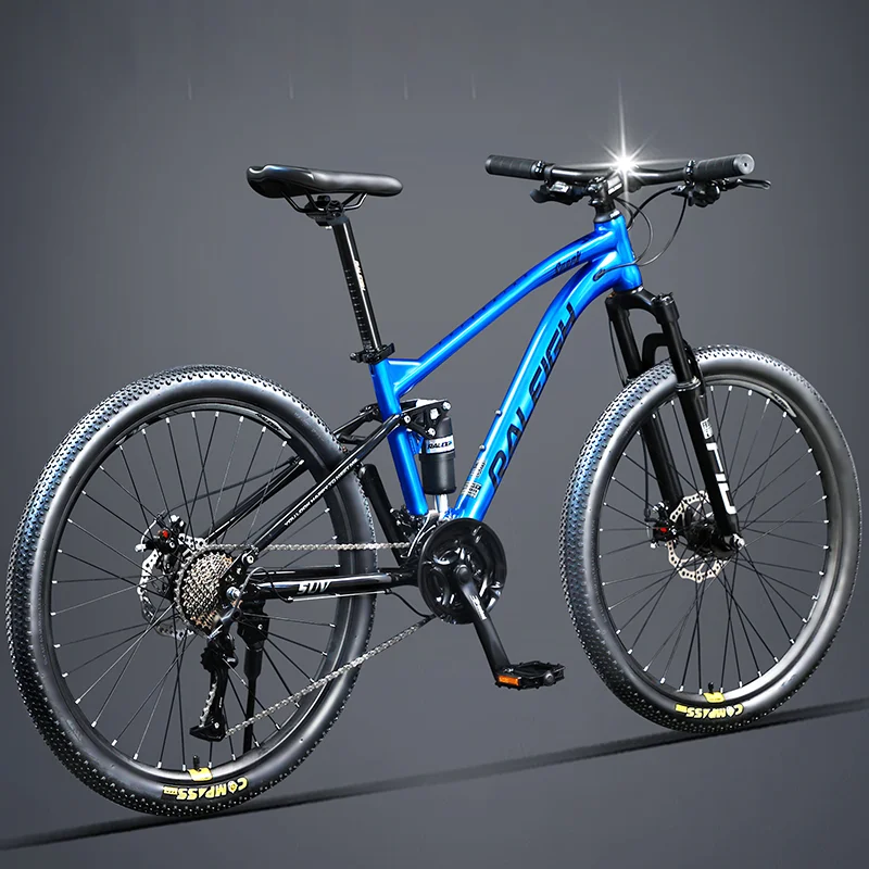 Mountain Bike Soft Tail Dual Damping Mountain Bicycle, Downhill Off-road Bike, Cross Country MTB, 26 \