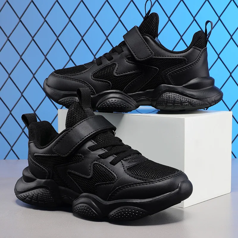 

Пара детских дышащих спортивных кроссовок из сетчатого материала для всех сезонов, мягкие, удобные, износостойкие повседневные кроссовки, размер 26-39, HY-8856-W