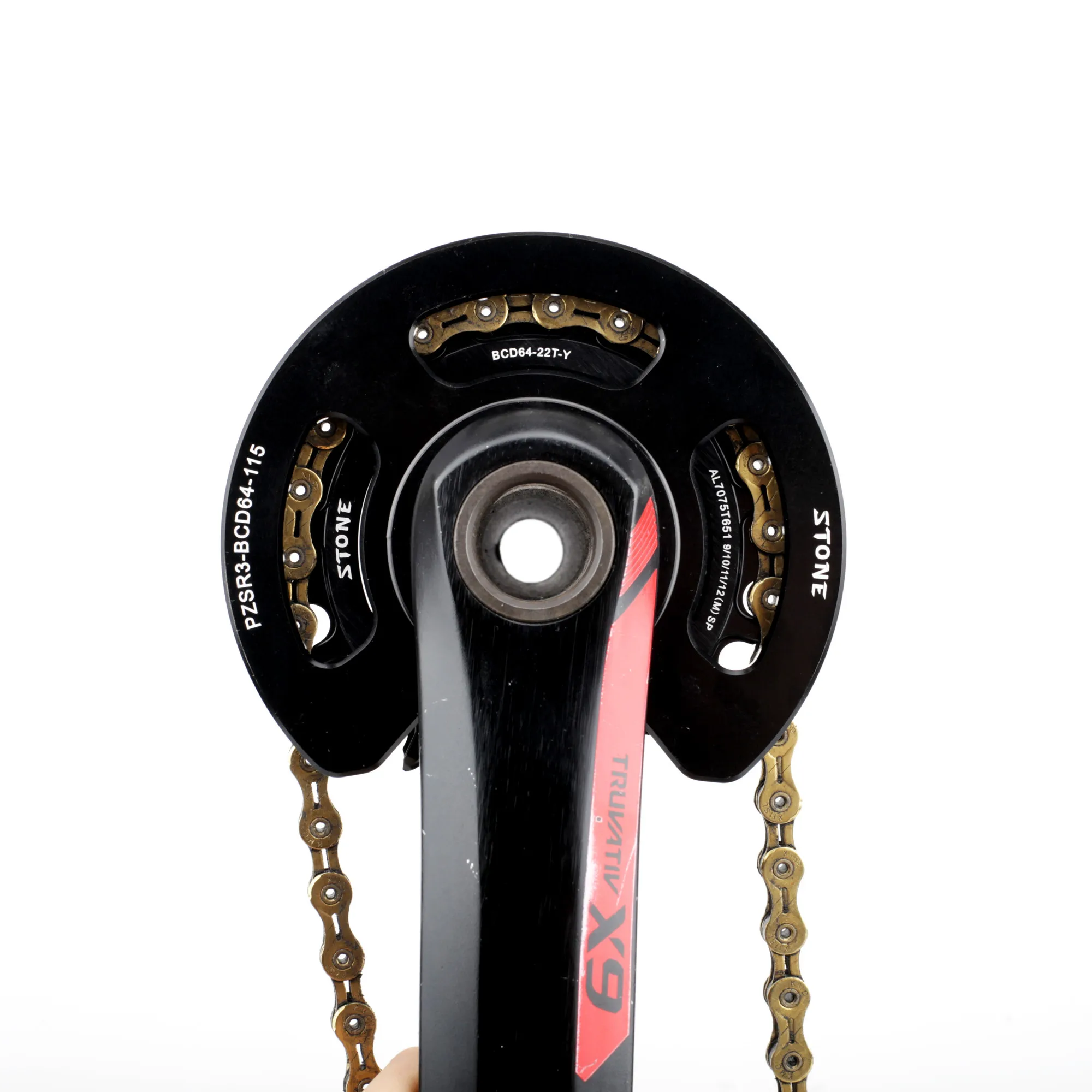 Stone Chainring Converter Spider Guard To 64BCD for Sram 3 Bolts