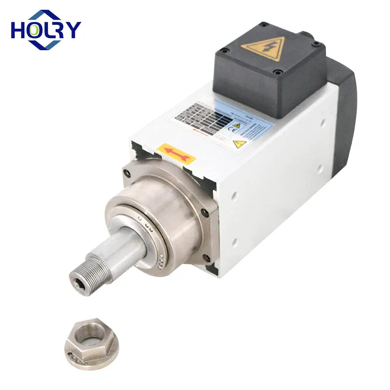 High Precision square Spindle Motor air Cooling 2.2kw 220/380V 18000/24000rpm Spindle Motor for Drilling PCB