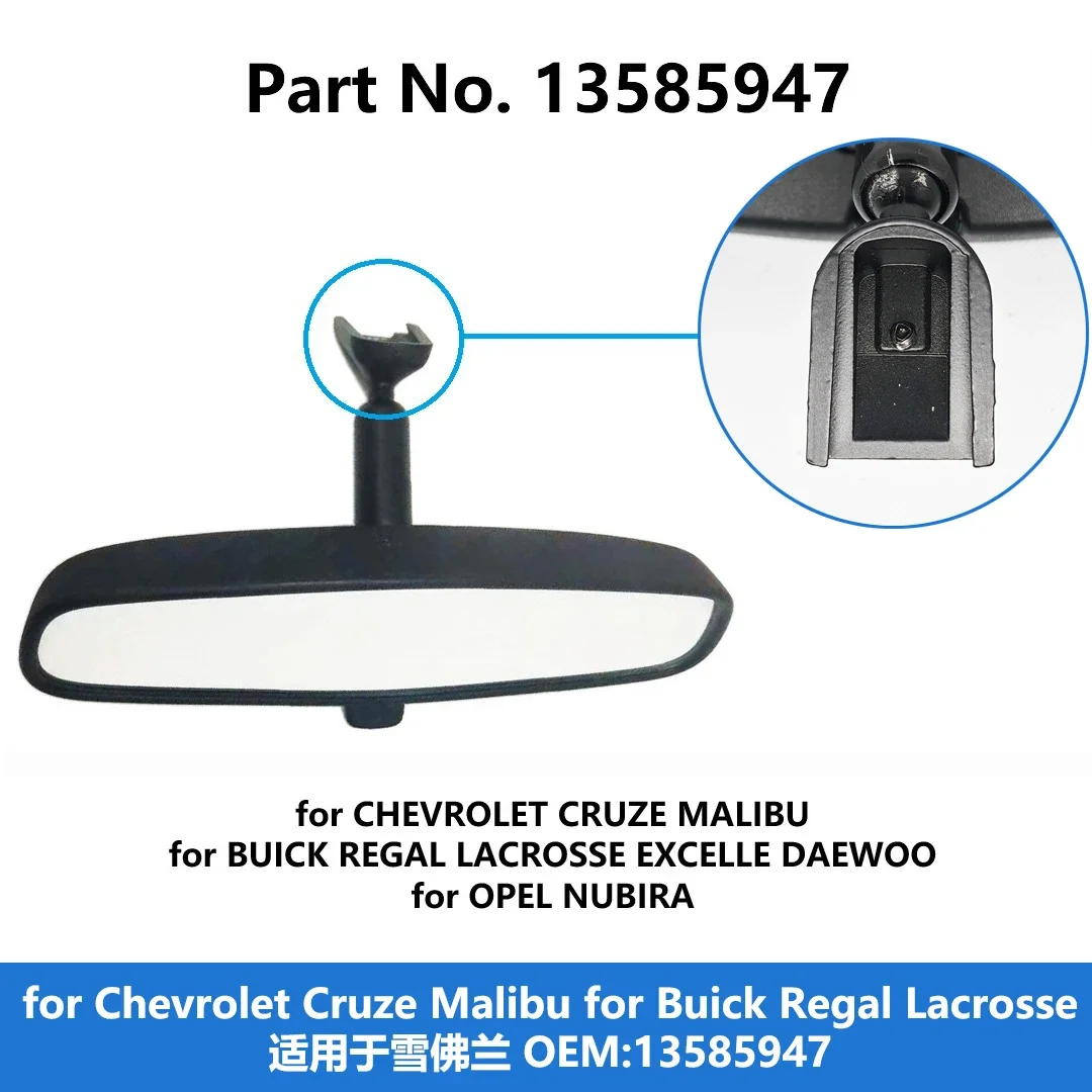 

Ruili527 13503045 for CHEVROLET CRUZE MALIBU Interior Rearview Mirrorfor for BUICK REGAL LACROSSE EXCELLE DAEWOO for OPEL NUBIRA