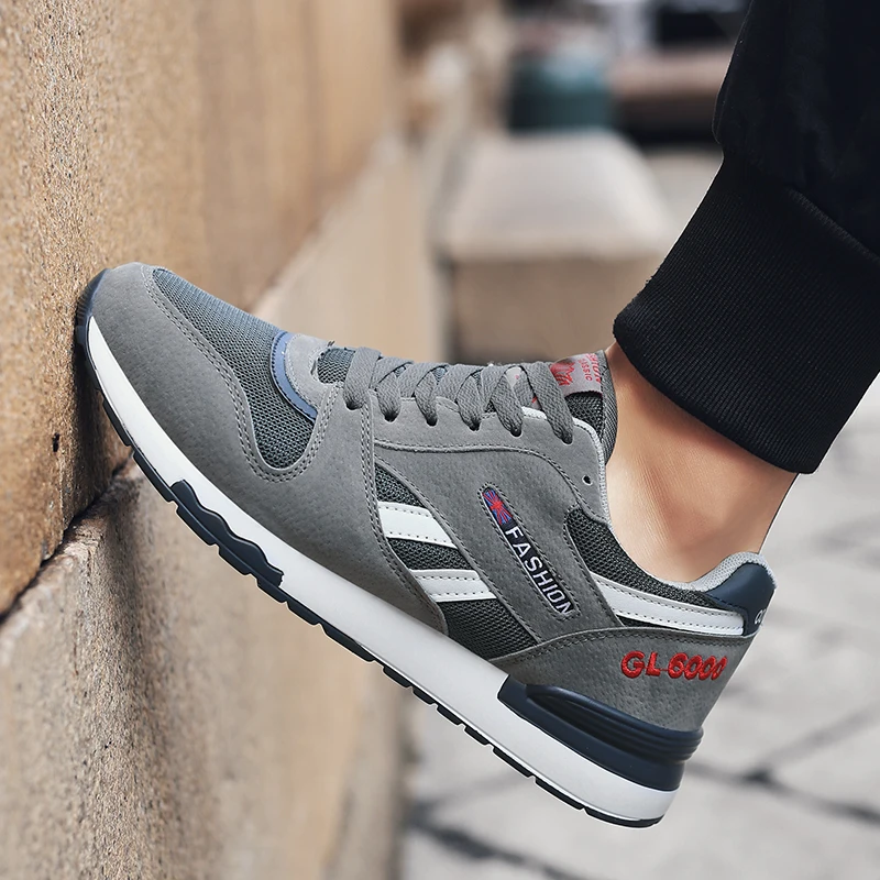 Men Sneakers Shoes Fashion Breathable Mesh Running Sports Shoes Lightweight Male Walking Casual Shoes Man Tenis Feminino Zapato