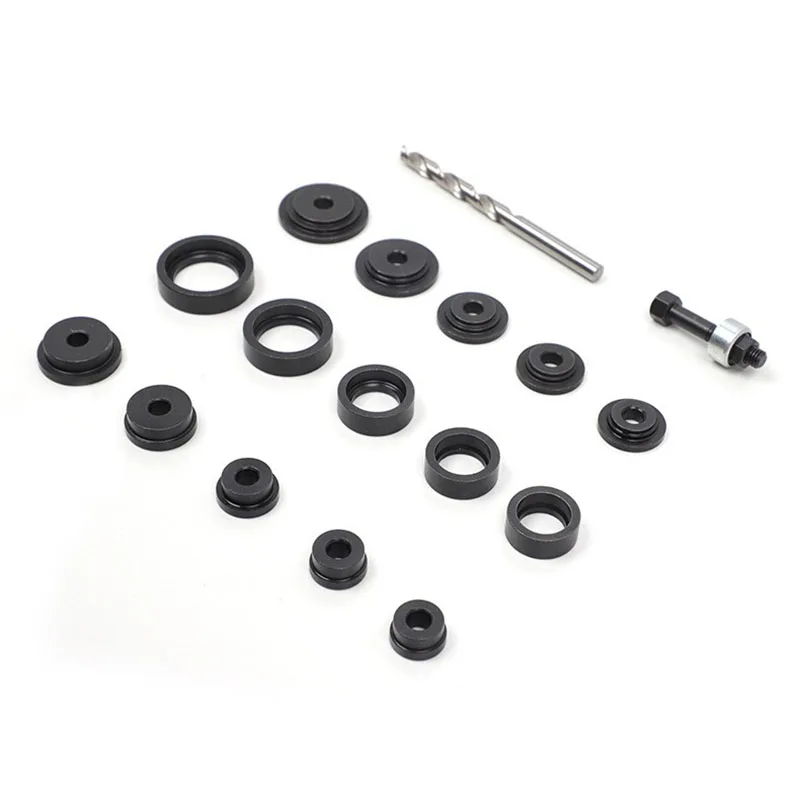 17Pcs Car Parking Sensor Hole Cutting Kit PC Hole Cutter With Accurate Distance Control