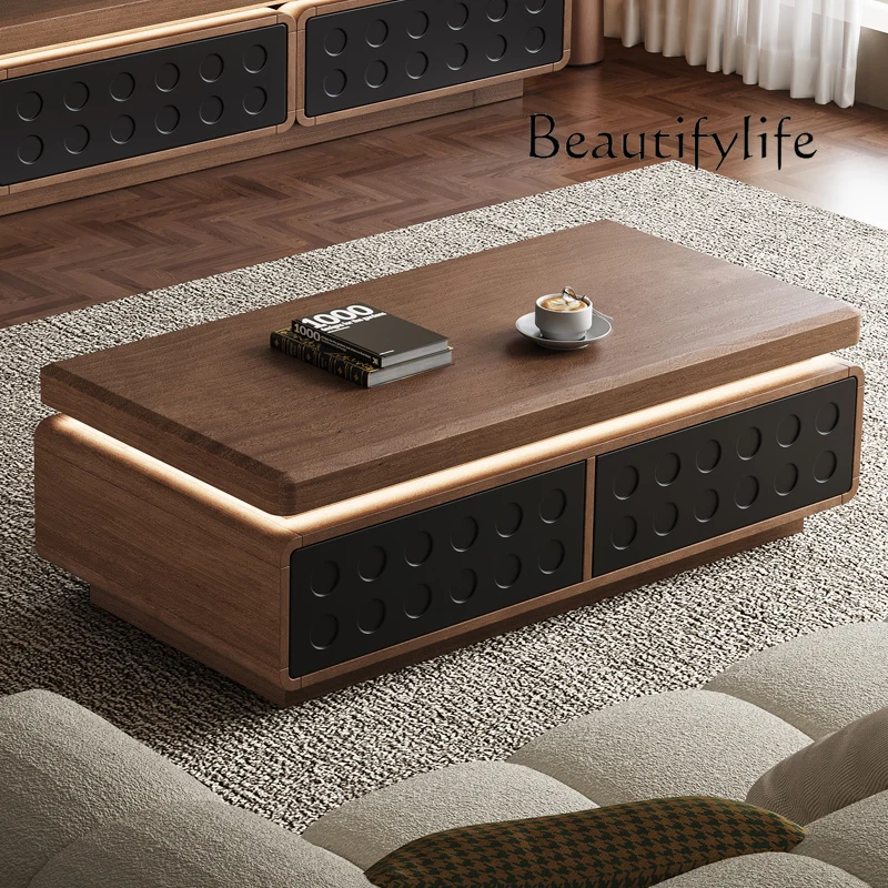 

Rectangle Trendy Coffee Table With Drawers Modern French Beauty Coffee Tablestorage Classic Living Room Coffee Table Furniture