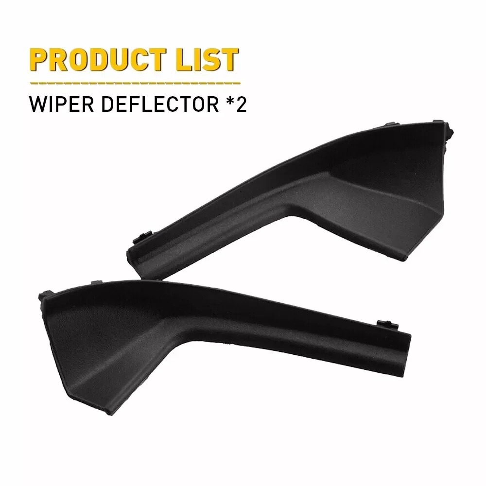 AU05 -Car Front Windshield Wiper Side Trim Cover Water Deflector Cowl Plate for Nissan Tiida Old Model 66895-ED50A 66894-ED500