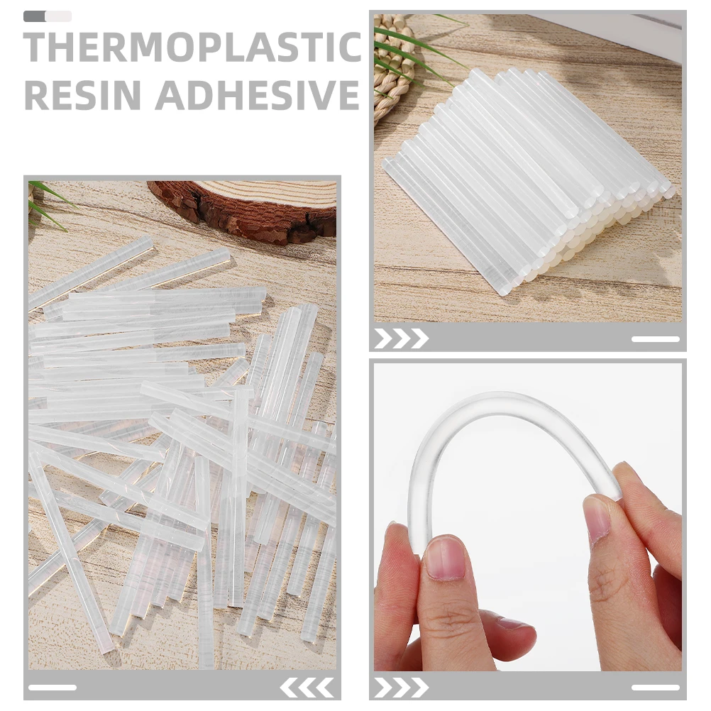 

100Pcs Hot Glue Sticks Bulk High Adhesion DIY Crafts Hot Melt Glue Rods for Home Decor Repair DIY Crafts Tools