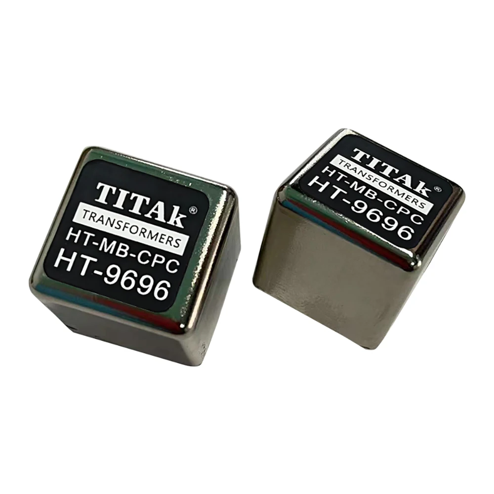 TITAK 1 Stück Permalloy Frontstufe Single-Ended-zu-Balanced-zu-RCA-Audiosignal-Isolationstransformator E9818 Silbergrau Permalloy – Detail 1