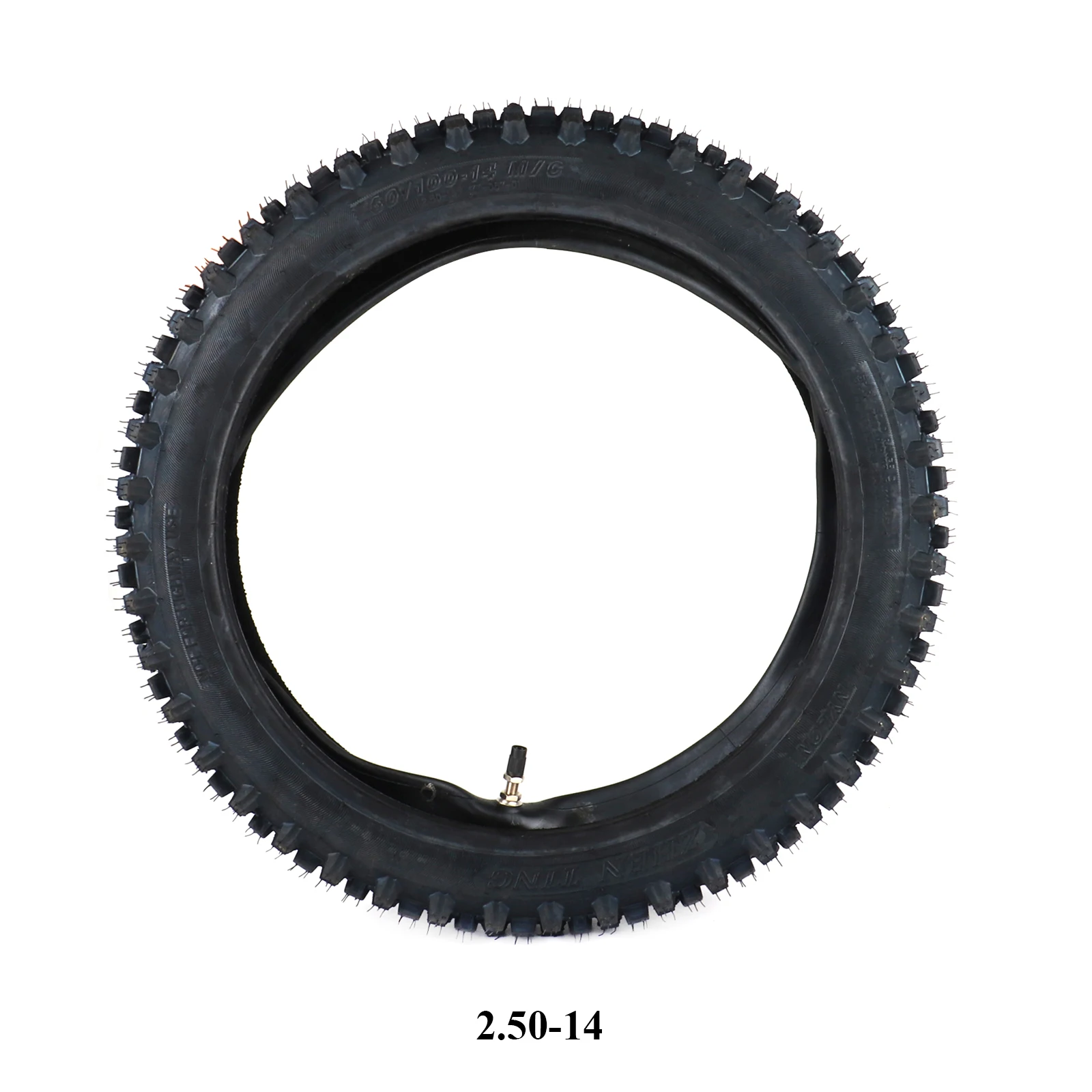 

60/100-14(2.50-14) Front Wheel Tire Out Tyre Inner Tube 14inch deep teeth For Chinese Kayo BSE Dirt Pit Bike Off Road Motorcycle