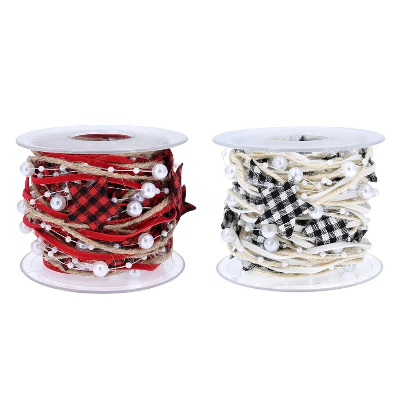 

Star Trim Ribbon Polyester Craft Ribbon for Crafts Wraping Gifts Party Holiday Christmas Bead Ribbon Trim String Chain