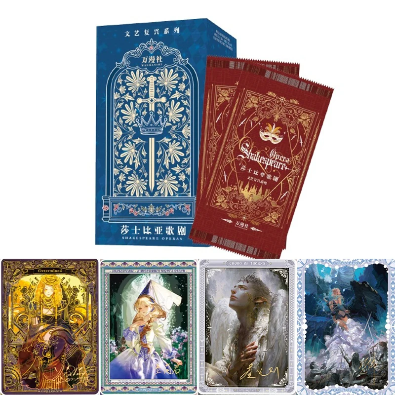 

Official Genuine Renaissance Shakespeare Opera Trading Cards Original Artworks By Classic Artists Anime Peripherals Gift Toy