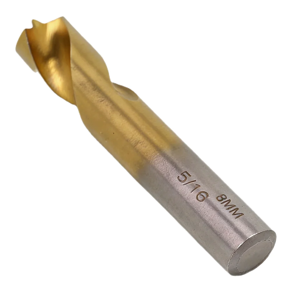 1pc HSS Cobalt Spot Weld Cutter Drill Bit with Countersink for Welding Applications and Precision Centering Nib Design